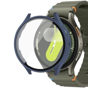 Screen Protector Case for Samsung Galaxy Watch 7 6 5 4 44mm 40mm Matte Hard PC Case+Tempered Glass Full Protective Cover Bumper