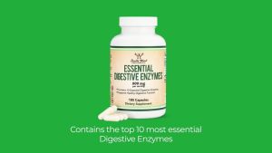 ✅ Real Digestive Enzymes Blend of All 10 Most Essential Digestive and Pancreatic Enzymes Double Wood