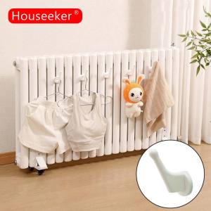 Houseeker Radiator Clothes Hanger Drying Space Towel Rack for Radiator Hanging Clothes Holder Shelf Heat Resistant Bathroom Heated Hooks