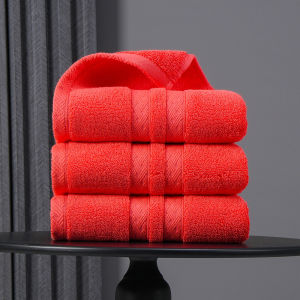 1/2/3PCS 35x75cm 80x160cm Red Cotton Towel Luxury Super Absorbent Quick-Drying Large Bath Towels Gift Bathroom Towel Bath Sheets