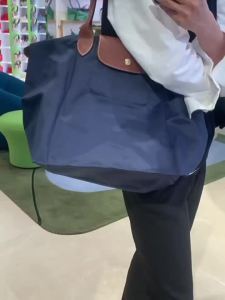 Long-handled dumpling bag nylon single-shoulder crossbody bag commuting bag handbag tote bag