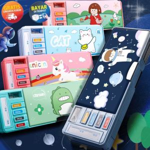 SANDBOX - KP117 TEMPAT PENSIL ANAK PEREMPUAN MURAH KOTAK PENSIL ANAK PEREMPUAN GAMBAR ASTRONOT ANAK KOTAK PENSIL ANAK ANAK