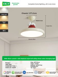 DGY | Eye Protection Cartoon Decorative Childrens Room Ceiling Light