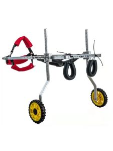 Dog Wheelchair Adjustable Rear Limb Pet Power Car Elderly Dog Front Limb Assist Car Rear Leg Rollator Dog Electric Vehicles for Disabled