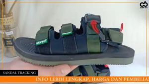 Sandal Gunung Pria Dewasa Premium Gladiator & Angkle Strap Tali Webbing Hitam