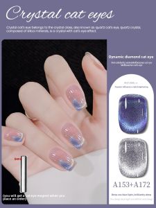 MAYCHAO | Bộ Gel Móng Tay Mắt Mèo Lấp Lánh Tinh Thể Đèn Chữa Quang