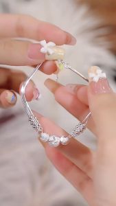 Three Lives Three Generations 999 Sterling Silver Bracelet Female Minority Design Light Luxury Womens Bracelet