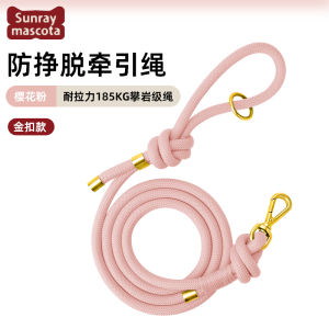 Sunraymascota Dog Leash Outdoor Walking Rope Medium Large Dogs Cats Pet Lead Durable Polyester Non-Extensible Dog Chain