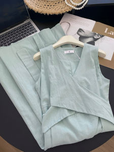 PAIBOLI | High Waist Slim Fit Vest Dress Womens Sleeveless V-Neck Cross Strap Autumn Fashion Plus Size A-Line Midi Skirt Dress