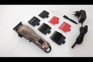 Mesin Pencukur Rambut 1 Set Komplit Dapat Di Cas Isi Ulang USB KEMEI KM-2616 Professional Hair Clipper Pro Exellent Industrial ( FREE SEPATU SISIR 6 UKURAN ) | TOKO.S.A