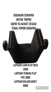 Tripod untuk menyanggong bahan besi
