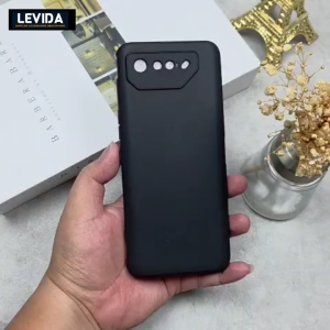 Case for Zenfone Rogphone 7 Zenfone Rogphone 7 Pro Zenfone Rogphone 8 Macaron Square Black / Case Square Edge Zenfone Rogphone 7 Zenfone Rogphone 7 Pro Zenfone Rogphone 8