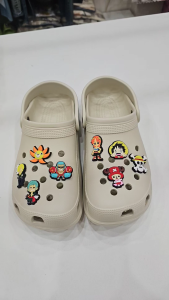 Sticker 2D Charm jibbitz gắn dép sục mẫu ONEPIECE C27