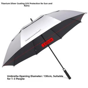 UV Protection Auto Open Golf Style Sun Umbrella