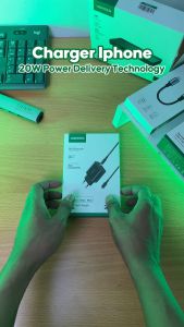 UGREEN ORIGINAL CHARGER SET 20W TYPE C TO LIGHTNING Made For Iphone 12 13 14 Pro Max MFI Ori 20 Watt Adaptor Adapter Casan