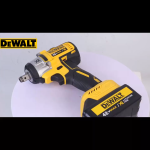 Brushless Cordless Impact Wrench Rechargeable High Torque Wrench 2 batteries Bring LED