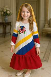 MERDEKA BAJU BUDAK PREMIUM QUALITY (CROPO CREPE) SIZE 4-12 YEARS READY STOKE