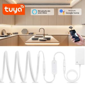 ไฟ LED แบบเส้น ซิลิโคนเจลเนื้อแน่น รุ่นใหม่ พร้อมระบบควบคุมอัจฉริยะ TUYA ผ่าน WiFi รองรับ Alexa และ Google Assistant ควบคุมด้วยเสียงผ่านแอป