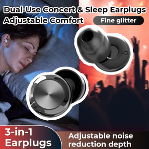 New silicone three-in-one earplugs - Noise-blocking earplugs - Noise reduction - Remarkable sound insulation effect - Reduces in