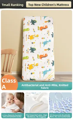 JoynCleon | Infant and Toddler A-Class Maternity Latex Mattress