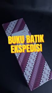 Buku Batik Ekspedisi 100 lembar Buku Catatan Sampul Keras Panjang