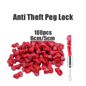 1Pcs Peg Security Magnet Hook Lock Opener Peg Stop Lock Magnetic Key