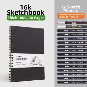 Marie’s | Thick Hard Cover Sketch Book 8k 16k