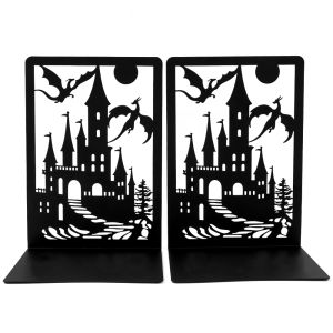 Fantasy Dragon Metal Bookends Student Stationery Teacher Office Supplies Home Decor Gifts