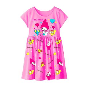 Kuromi Dress anak perempuan 2-6 tahun
