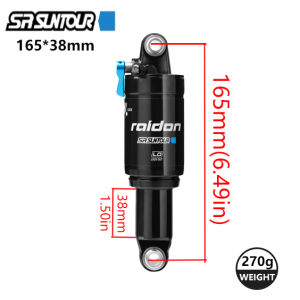 Phuộc Xe Đạp Leo Núi SR SUNTOUR MTB Giảm Xóc Khí Nén 152/165/184/190mm Có Khóa Chất Liệu Nhôm Dành Cho Xe Đạp Địa Hình