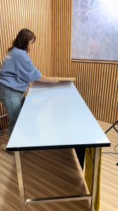 สติ๊กเกอร์ลายไม้ สติกเกอร์ติดเฟอร์นิเจอร์ วอลเปเปอร์ติดโต๊ะ ติดตู้ ประตู ติดได้เลยมีกาวในตัว กันน้ำ เช็ดคราบออกง่าย วอลเปเปอร์ wallpaper PVC