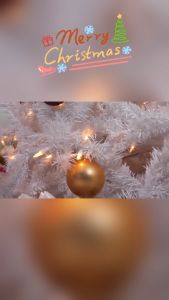 NUVOX 4/5/6/7/8Ft White Artificial Christmas Tree Full Classic Spruce Design Easy to Assemble with Hinge and Metal Foldable Base Ideal for Holiday Decor