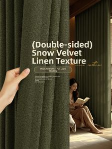 Elegant Luxury Full Blackout Curtains Vintage Style Living Bedroom