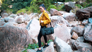 Arctic Hunter กระเป๋ากีฬาฟิตเนส สะพายข้าง กระเป๋าเดินทาง ใส่เสื้อผ้า กันน้ำ ถือได้ รุ่น LX00537