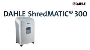 DAHLE เครื่องทําลายเอกสารแบบละเอียดพร้อมระบบป้อนกระดาษอัตโนมัติ รุ่น 35314 ShredMATIC Paper Shredders