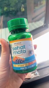 Kapsul Sehat Mata Bio Gold Ekstrak Bilberry & Wortel Obat Minus Rabun Buram Plus Katarak Silinder