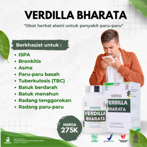 Verdilla Bharata Obat Paru Paru Tbc Asma Batuk Berdarah Ampuh 100% Original