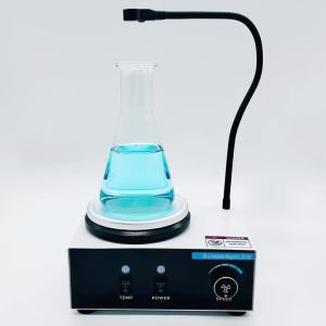 Lab Hotplate Stirrer 2L Heating Magnetic Stirrer 0-2600rpm Speed Control Heated Magnetic Mixer for Cosmetics Food Medical