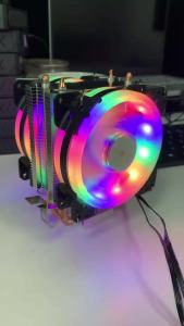 CPU Air Cooler 4PIN PWM Quiet PC Processor RGB Radiator For Intel LGA 1150 1151 1155 1200 1700 2011 1366 AM3 AM4 AM5 Cooling Fan