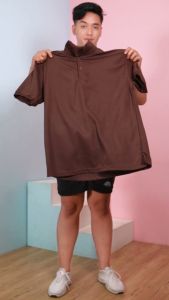 Termurah Polo Shirt Stabilo / Poloshirt / Kaos kerah / COKLAT