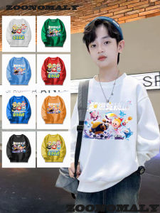 Trendy Fleece Lined Long Sleeve Hoodie for Boys And Girls Childrens Winter Warm Casual Cotton Polyester Blend Top