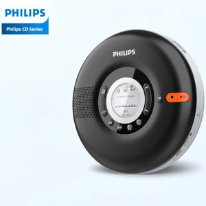 New Philips EXP5108 Mini Convenient Retro CD Player Support CD/TF Wireless Bluetooth Home HiFi Stereo MP3 Disc Loudspeaker Box