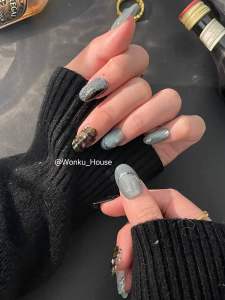 Pakai Kuku Handmade Penuh - Siri Kotak 4 - Dilengkapi dengan Kit Alat / 100% Handmade Wearable Nails - Box Series 4 - Comes with Tool Kit