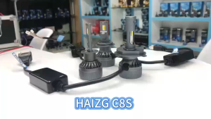 Sepasang Lampu Utama 3 Warna H4 12 Volt Motor Mobil Low Beam & High Beam Super Bright 2 Pcs Set