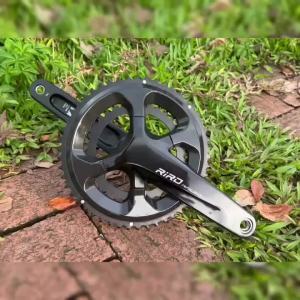 RIRO RACER R9 Road Bike Intergrated Crankset 170mm 110BCD 34-50T Double Chainrings Sprockets Hollow Folding Bicycle Chainwheel