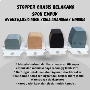 Stopper Belakang Avanza Xenia Terios Rush Xenia Luxio Grandmax Mini Bush. Bahan Empuk & Anti Jeduk set 2pcs .