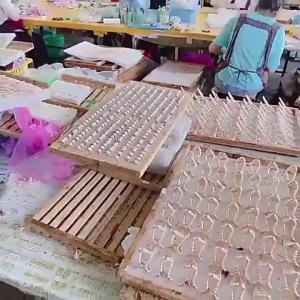 2024 Year Color SUNFLOWER Bow Ethnic Style Tassel Special-Interest Design Exaggerated Earrings