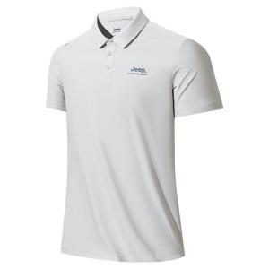 Jeep | Jeep Quick Dry Ice Silk Polo Shirt Men Breathable Skin Friendly Moisture Absorbent Short Sleeve T Shirt Summer Cool Feeling Sports