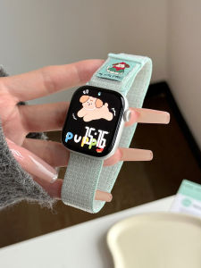 Adorable Cartoon Nylon Loop Bracelet for Apple Watch S11 iWatch Compatible with Applewatch 9 8 7 6 5 And Se