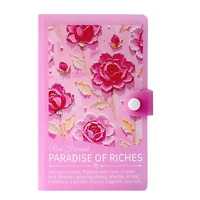 Save Money 100 Envelopes Money Saving Challenge Waterproof Reusable Money Collection Book Large Capacity Portable Savings Binder